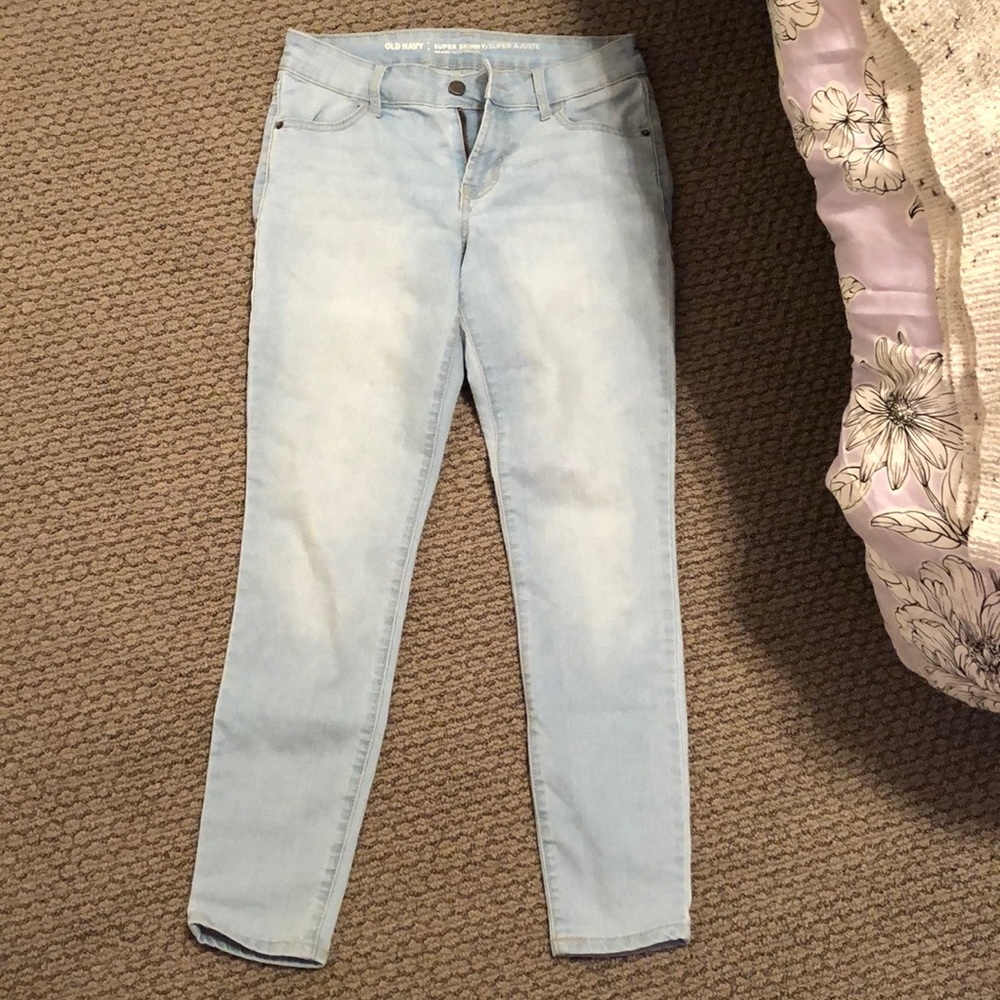 Old navy— light denim jeans